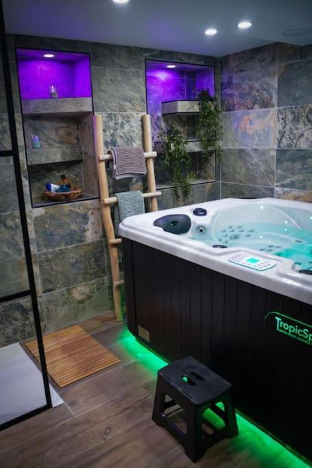 Nuit De La Sagesse "Jacuzzi Terrasse Et Parking Prive" Apartment Rouen Bagian luar foto