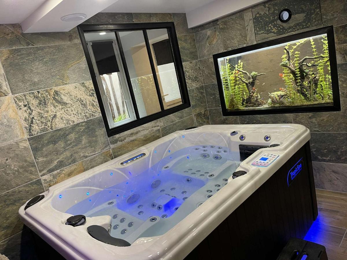 Nuit De La Sagesse "Jacuzzi Terrasse Et Parking Prive" Apartment Rouen Bagian luar foto
